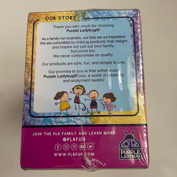 Purple Ladybug Craft Your Own Pompom Purse Kit - Picture 6 of 6